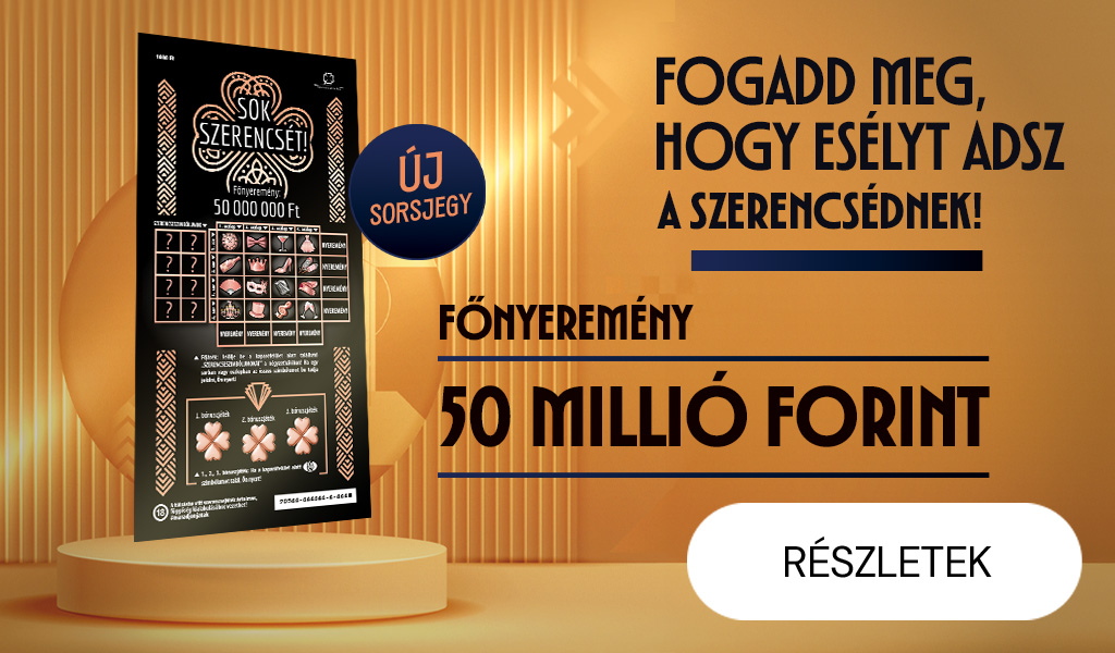 Sok szerencsét! sorsjegy mobil