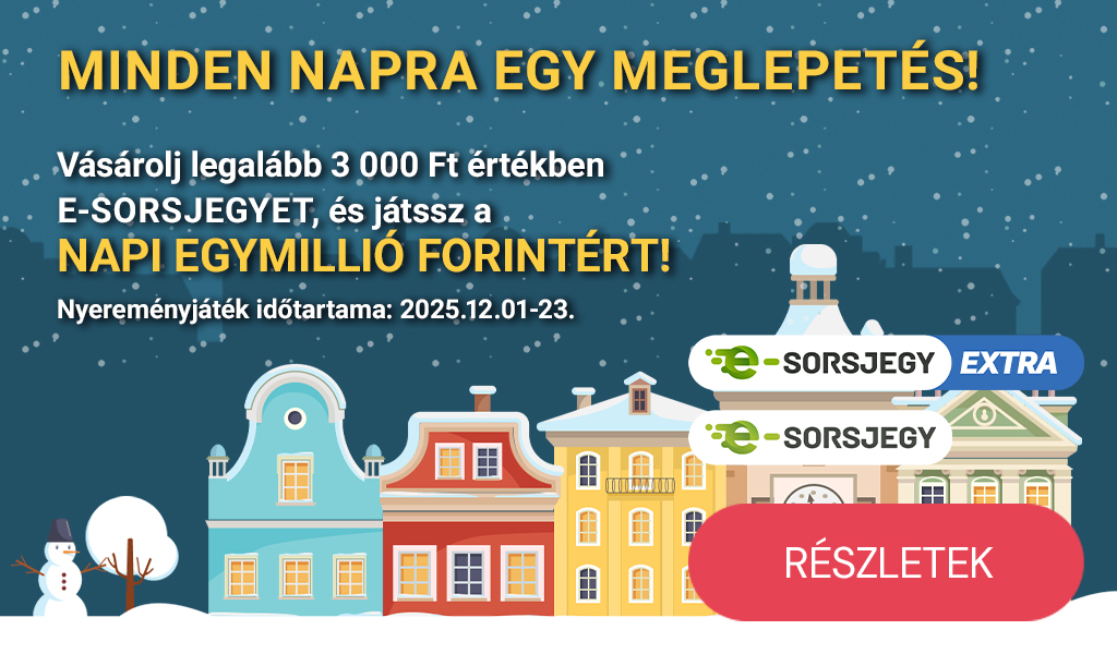 Decemberi adventi e-sorsjegy akció mobil