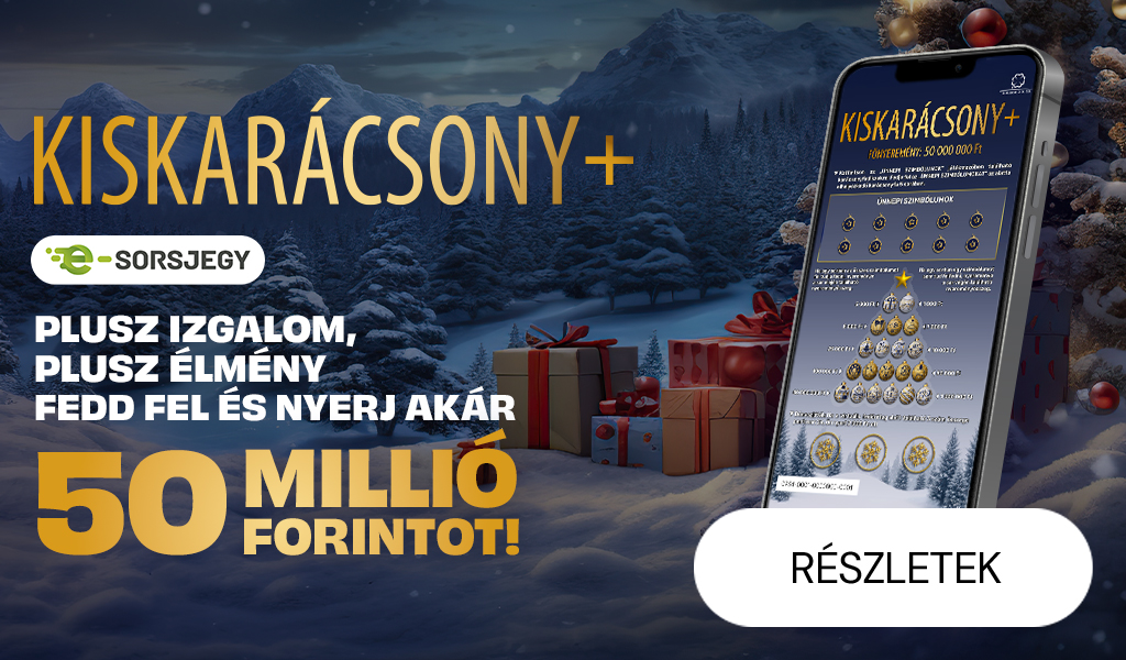 Kiskarácsony+ e-sorsjegy mobil