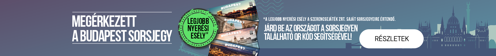 Üzletkereső - Budapest sorsjegy