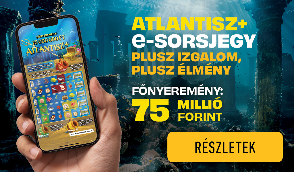 Atlantisz+ e-sorsjegy mobil