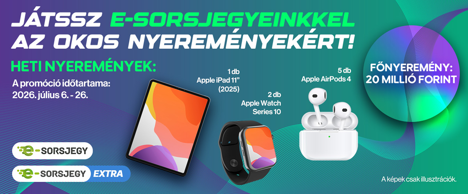 Sorsjegy akció online header