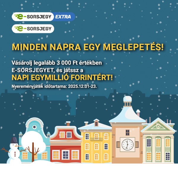 Decemberi adventi e-sorsjegy akció