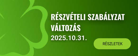 Részvételi szabályzat változás