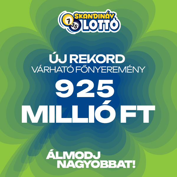 Augusztusi E-sorsjegy nyereményjáték