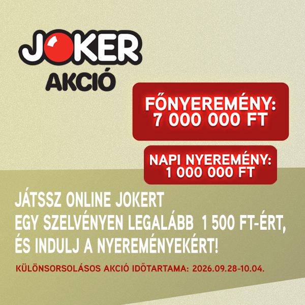 Szeptemberi Joker akció