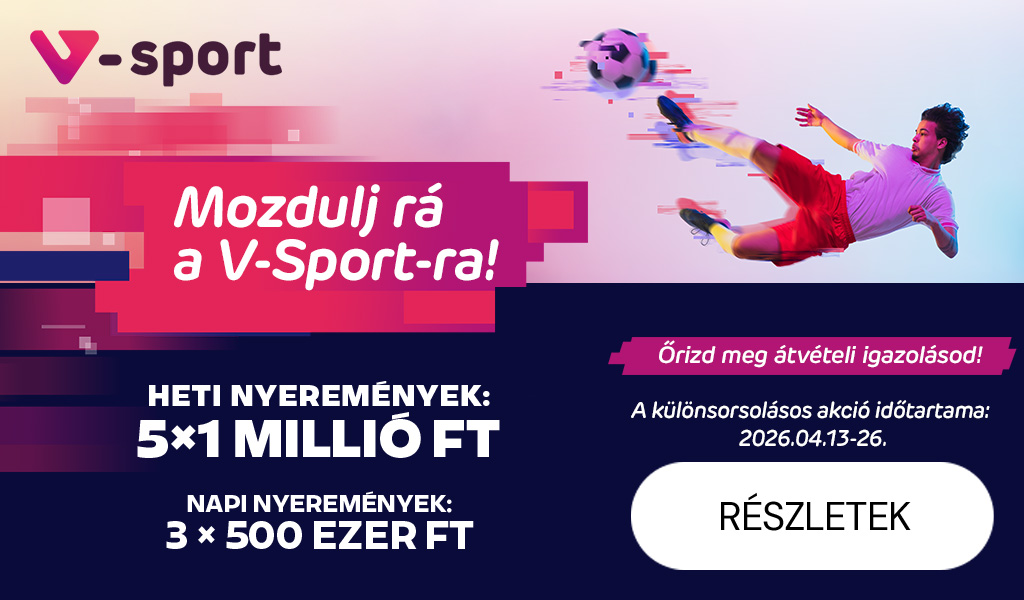 Áprilisi V-sport nyereményjáték mobil