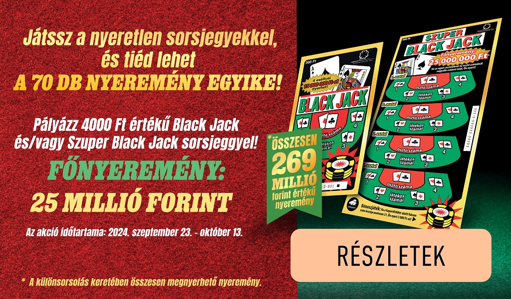 Blackjack és Szuper Blackjack mobil