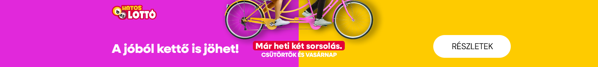 Hatoslottó sorsolás gyak.növelés