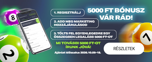 Októberi regisztrációs bónusz