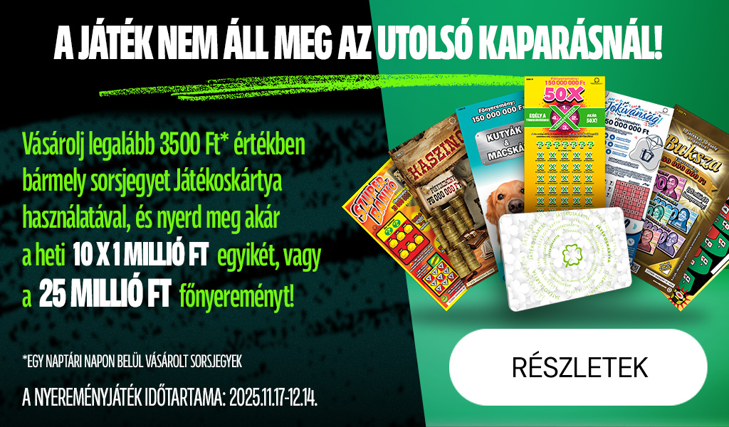 Novemberi sorsjegy akció mobil
