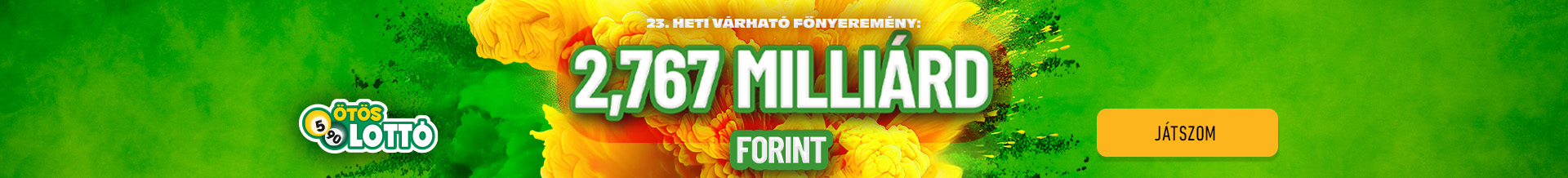 Ötöslottó halm.