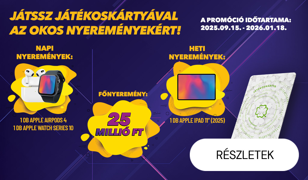 Őszi Játékoskártya Nyereményjáték mobil