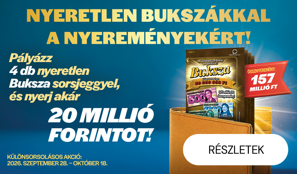 Buksza sorsjegy akció mobil