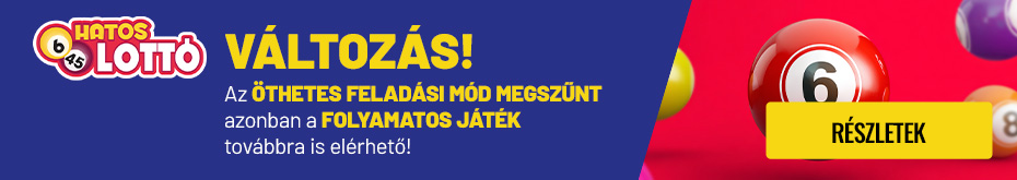 Hatoslottó gyakoriság növelés