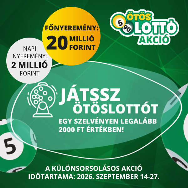 Szeptemberi Ötöslottó akció