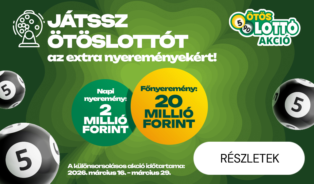 Márciusi Ötöslottó akció mobil